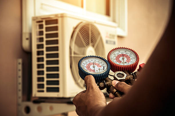 Professional Hvac Maintenance technician working in Upland, PA
